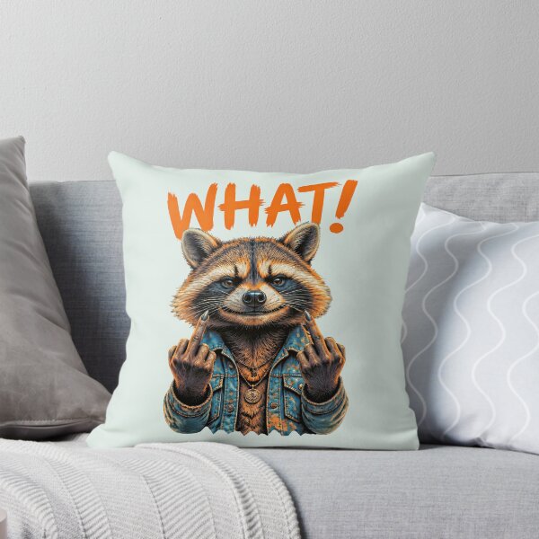 Item preview, WHAT! DEFIANT RACCOON DESIGN 3 designed and sold by DigitalandPhoto.