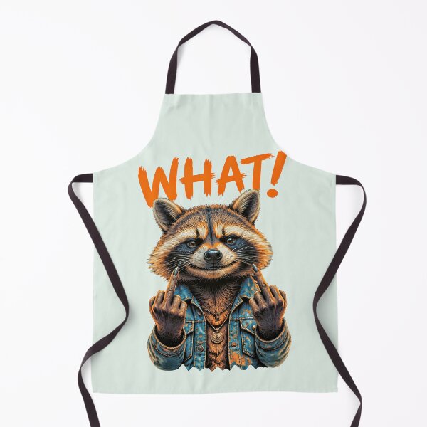 Item preview, WHAT! DEFIANT RACCOON DESIGN 3 designed and sold by DigitalandPhoto.