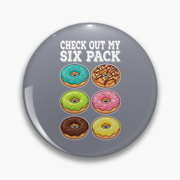 Artikelvorschau, Schaut euch meinen lustigen Sechserpack an – Donut-Liebhaber-Foodie-Humor entworfen und verkauft von SofiBlair.