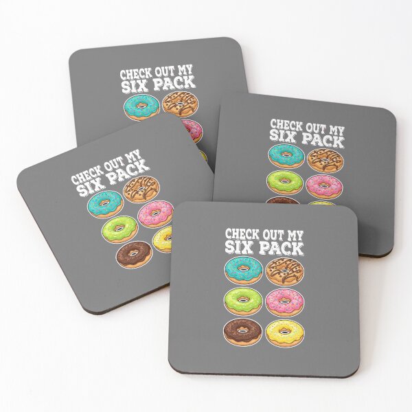 Item preview, Check Out My Six Pack Funny Donut Lover Foodie Humor designed and sold by SofiBlair.