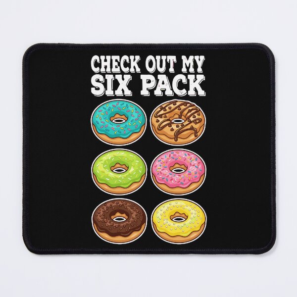 Item preview, Check Out My Six Pack Funny Donut Lover Foodie Humor designed and sold by SofiBlair.