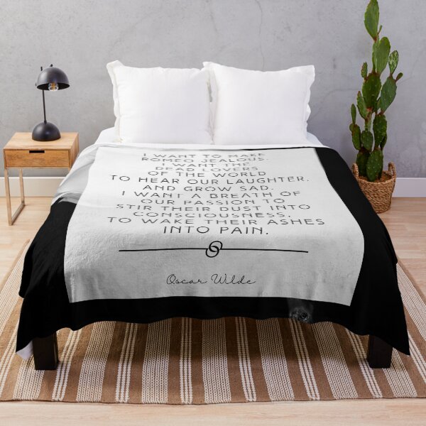 Item preview, I Want to Make Romeo Jealous — Oscar Wilde Quote Print designed and sold by taleofdeuces.