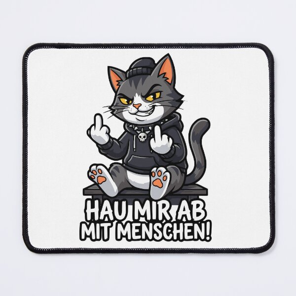 Item preview, Get lost with humans, cheeky cat! designed and sold by Loona97.