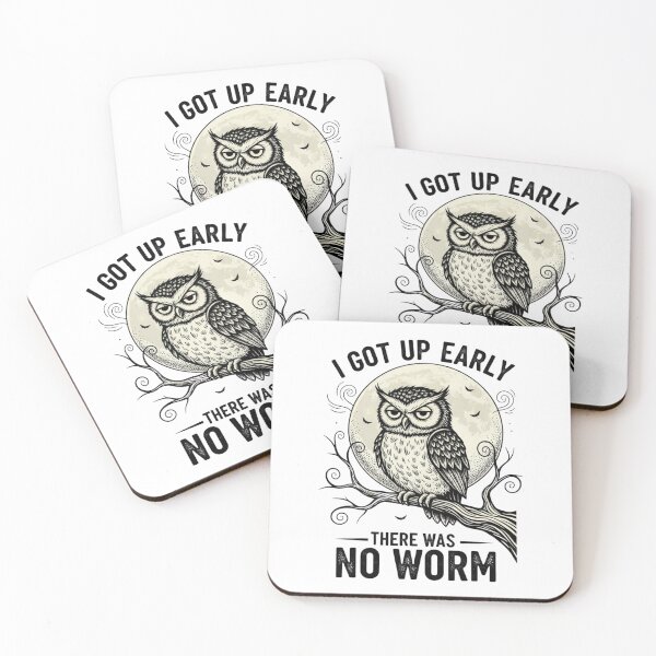 Item preview, I Got Up Early There Was No Worm 1 designed and sold by Positive&FunnyThings.