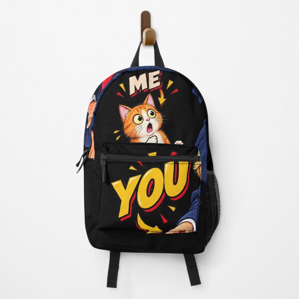 Item preview, Trump Pointing at Cat, YOU ME Political Humor designed and sold by Retro Whiskers.