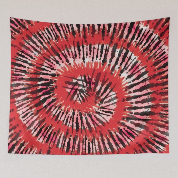 Item preview, Toxic Slime Tie Dye Spiral – Spooky Halloween Shibori Swirl Pattern | Red designed and sold by Frohyou.