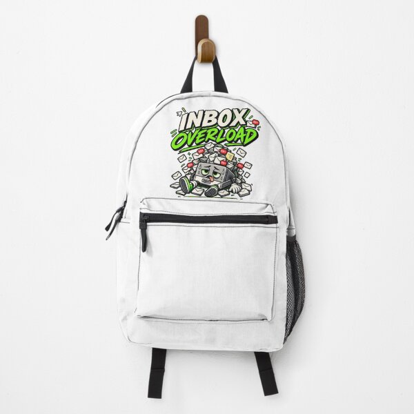 Item preview, Inbox Overload – Retro Pixel Email Humor designed and sold by Mad Factory Designs.