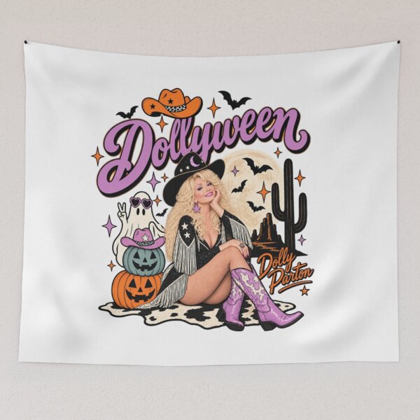 Item preview, Dolly Parton Halloween, Western Cowgirl Spooky designed and sold by speakmanArt.