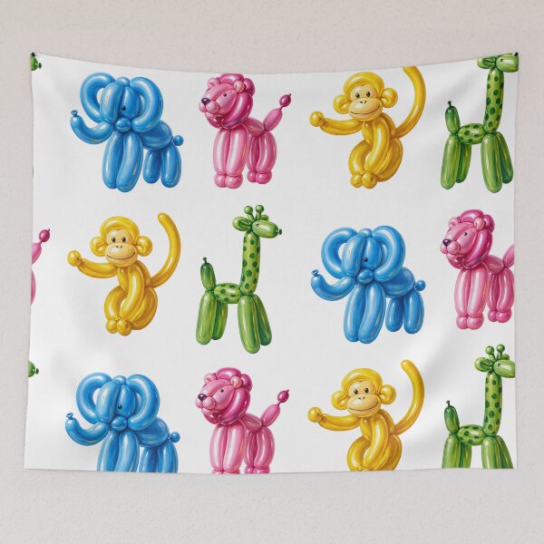 Item preview, Colorful Balloon Animals Playful Art designed and sold by SayMaria.