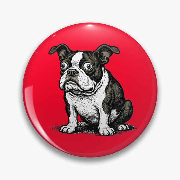 Item preview, Boston Terrier Gentleman - Dog Art Print designed and sold by FreiherrPK.