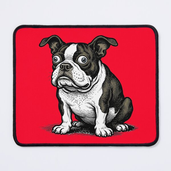 Item preview, Boston Terrier Gentleman - Dog Art Print designed and sold by FreiherrPK.