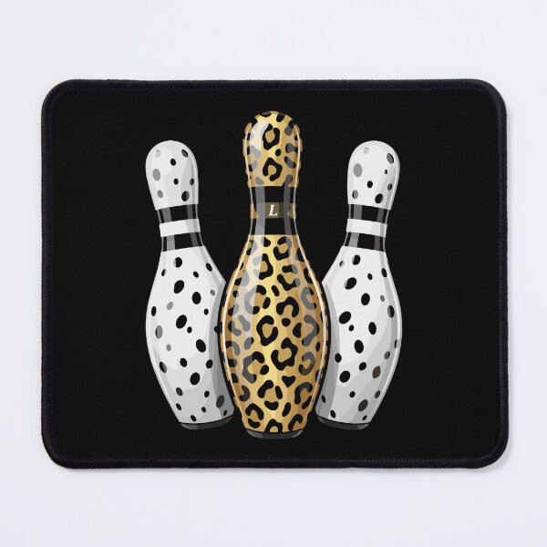 Item preview, Leopard Print Dalmatian Bowling Pins Bowler  designed and sold by SofiBlair.