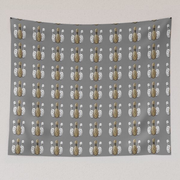 Item preview, Leopard Print Dalmatian Bowling Pins Bowler  designed and sold by SofiBlair.