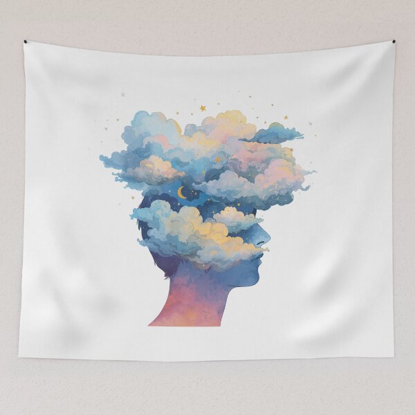 Item preview, Head in the Clouds designed and sold by catcurio.