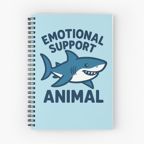 Item preview, Shark Emotional Support Animal Funny Humor Men Women Kids designed and sold by Colorfulman.