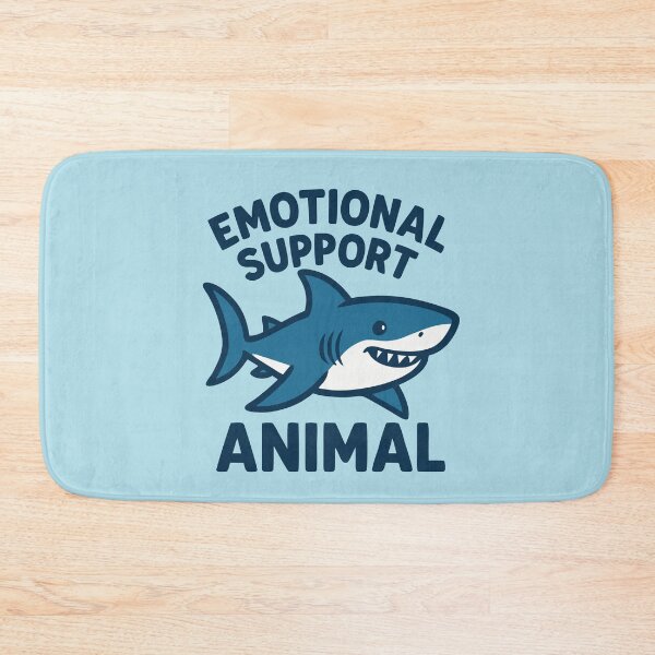 Item preview, Shark Emotional Support Animal Funny Humor Men Women Kids designed and sold by Colorfulman.