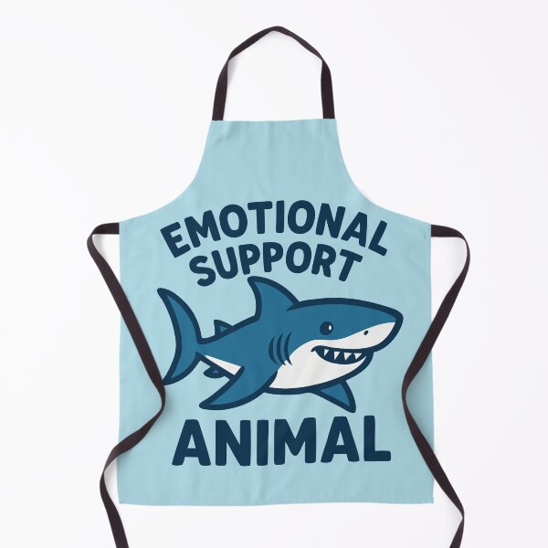 Item preview, Shark Emotional Support Animal Funny Humor Men Women Kids designed and sold by Colorfulman.