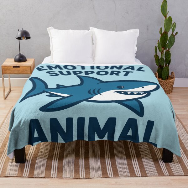 Item preview, Shark Emotional Support Animal Funny Humor Men Women Kids designed and sold by Colorfulman.