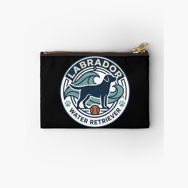 Item preview, Labrador Water Retriever Vintage Dog Ocean Waves Beach Emblem Aesthetic designed and sold by mood-draftsman.