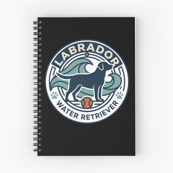 Item preview, Labrador Water Retriever Vintage Dog Ocean Waves Beach Emblem Aesthetic designed and sold by mood-draftsman.