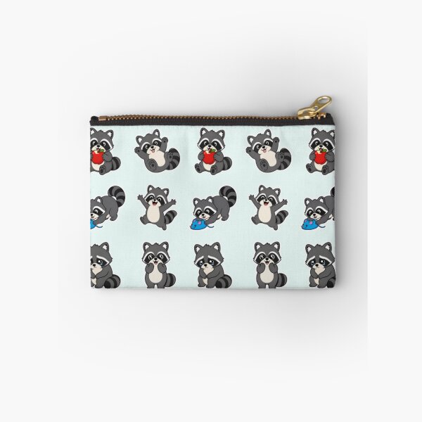 Item preview, Cute Kawaii Raccoon Sticker Pack - 6 Playful & Emotional Trash Pandas designed and sold by Yasmine Mohammed.