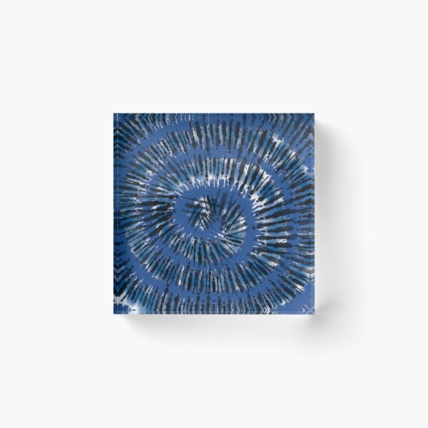 Item preview, Toxic Slime Tie Dye Spiral – Spooky Halloween Shibori Swirl Pattern | Blue designed and sold by Frohyou.