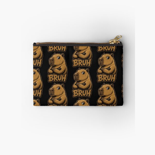 Item preview, Cool capybara with bruh expression graphic design designed and sold by rafaeltto.