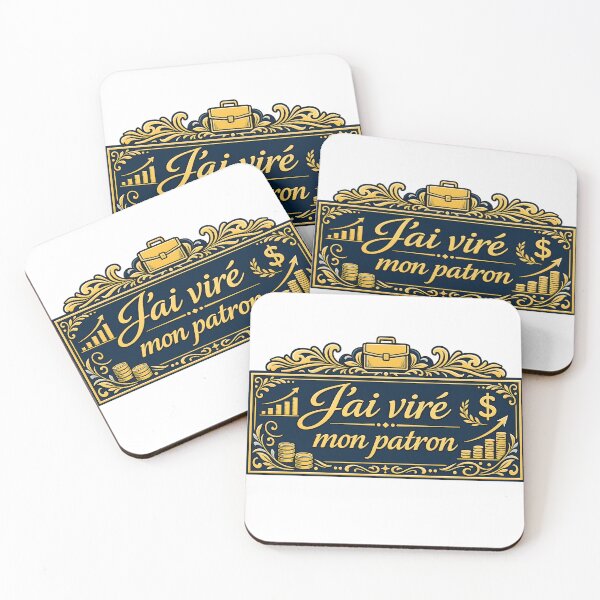 Item preview, Inspirational message: I Fired My Boss - Financial Freedom designed and sold by POP FACTORY.