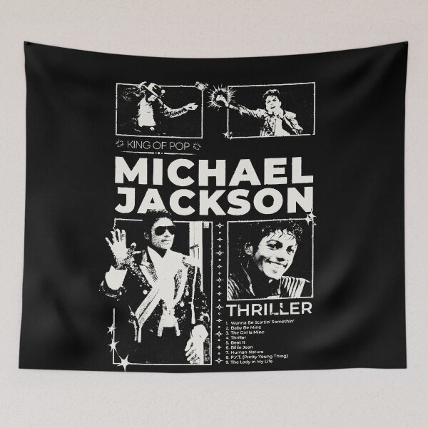 Item preview, Michael J vintage art designed and sold by LiuTiuuu.