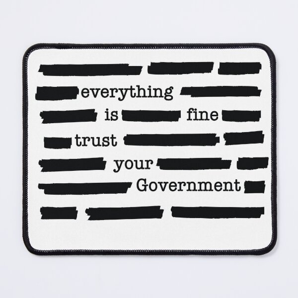 Item preview, Trust Your Government t-shirt designed and sold by Jimmy Nowhere.
