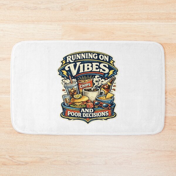 Item preview, Running On Vibes And Poor Decisions Vintage designed and sold by Mr Lee.