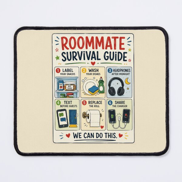 Item preview, Funny Roommate Gift – College Dorm Survival Guide Poster designed and sold by astersgraphics.