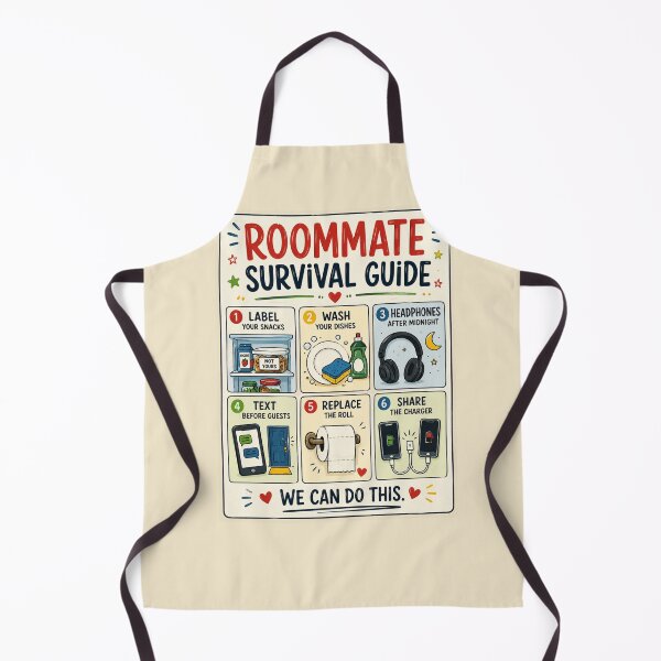 Item preview, Funny Roommate Gift – College Dorm Survival Guide Poster designed and sold by astersgraphics.