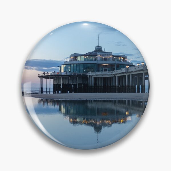 Item preview, Blankenberge Pier Reflections at Blue Hour designed and sold by Imladris01.
