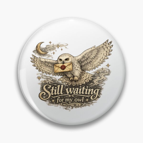 Item preview, Still Waiting For My Owl Magic School Letter Retro Gift designed and sold by Artycom.