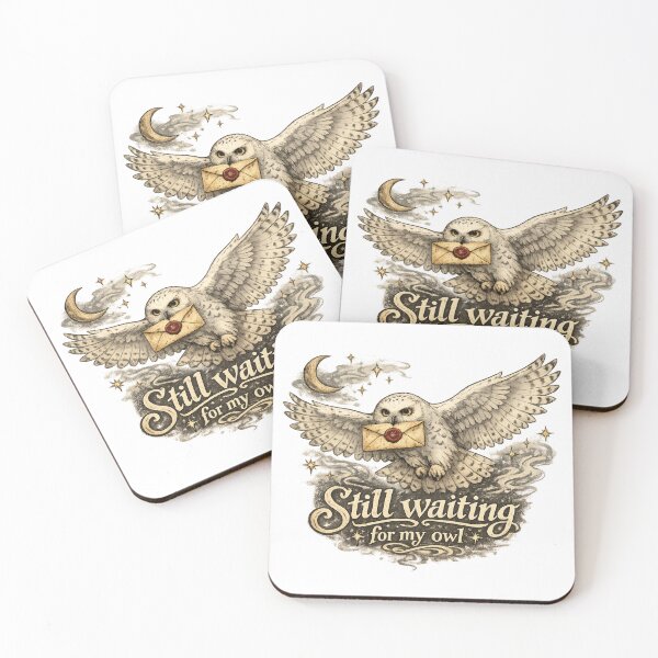Item preview, Still Waiting For My Owl Magic School Letter Retro Gift designed and sold by Artycom.