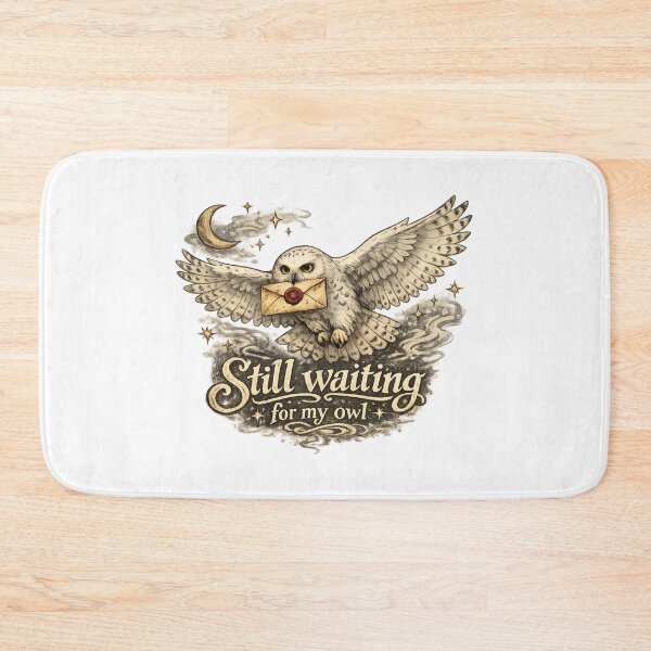 Item preview, Still Waiting For My Owl Magic School Letter Retro Gift designed and sold by Artycom.