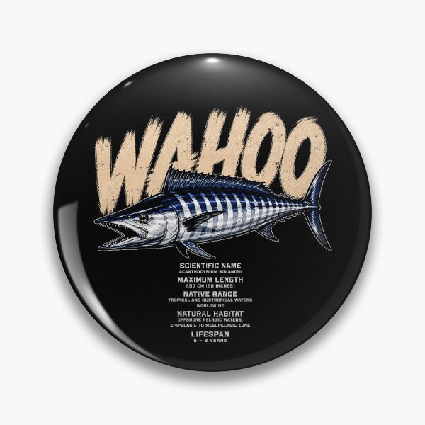 Item preview, Wahoo fish graphic design for ocean lovers designed and sold by rafaeltto.