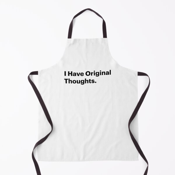 Item preview, I have original thoughts | Anti-AI Orwellian Meme (Black text) designed and sold by STUDIO-72.