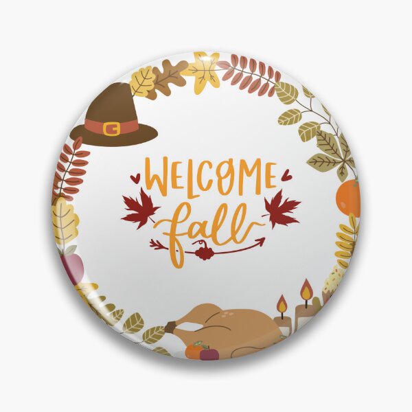 Item preview, Welcome Fall Cozy Autumn Thanksgiving Turkey Wreath designed and sold by Dimimodes.