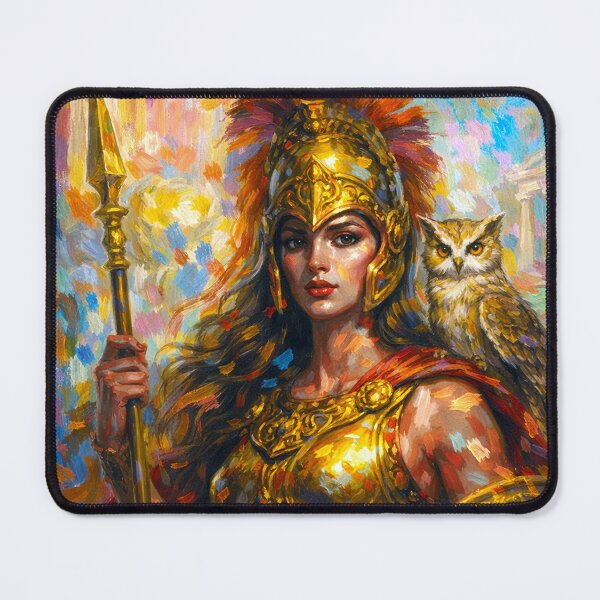 Item preview, Athena Painting – Divine Warrior Goddess of Greek Mythology designed and sold by GalleryKauffeld.