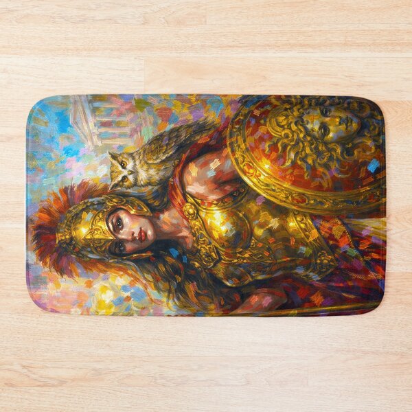 Item preview, Athena Painting – Divine Warrior Goddess of Greek Mythology designed and sold by GalleryKauffeld.