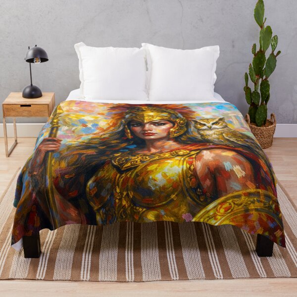 Item preview, Athena Painting – Divine Warrior Goddess of Greek Mythology designed and sold by GalleryKauffeld.