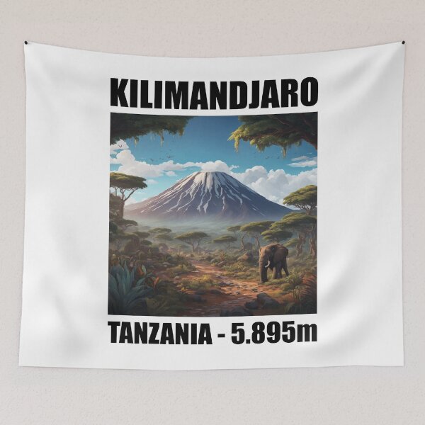 Item preview, Kilimanjaro Tanzania 5895m Africa Mountain designed and sold by Loona97.