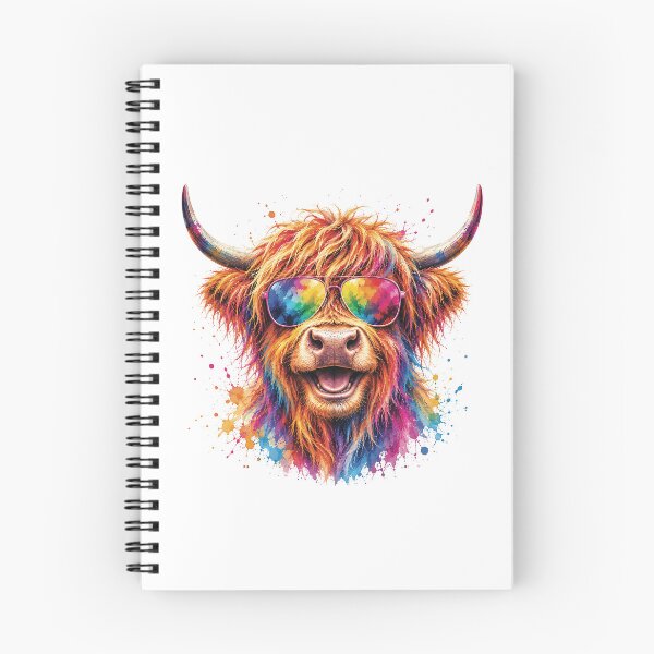 Item preview, Abstract and Pop Art Highland Cow Painting designed and sold by Collymore.