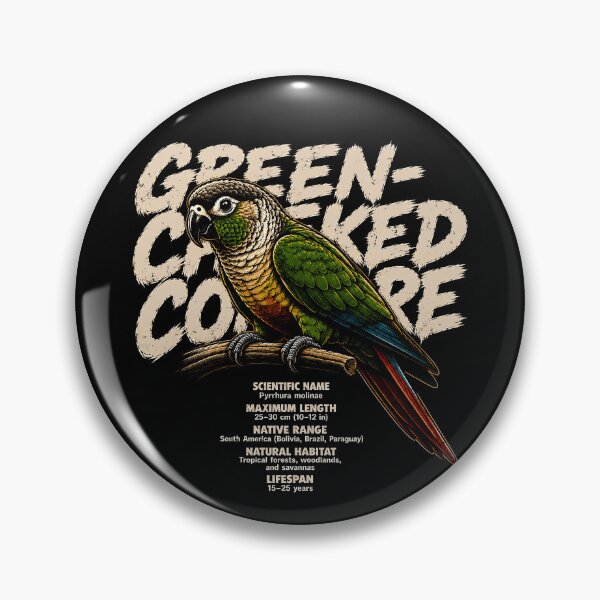 Item preview, Colorful green-cheeked conure bird illustration designed and sold by rafaeltto.