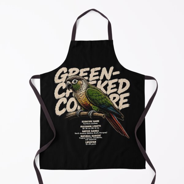 Item preview, Colorful green-cheeked conure bird illustration designed and sold by rafaeltto.