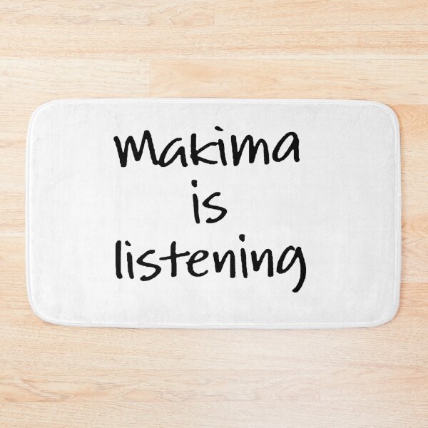 Item preview, makima is listening designed and sold by EigengrauART.