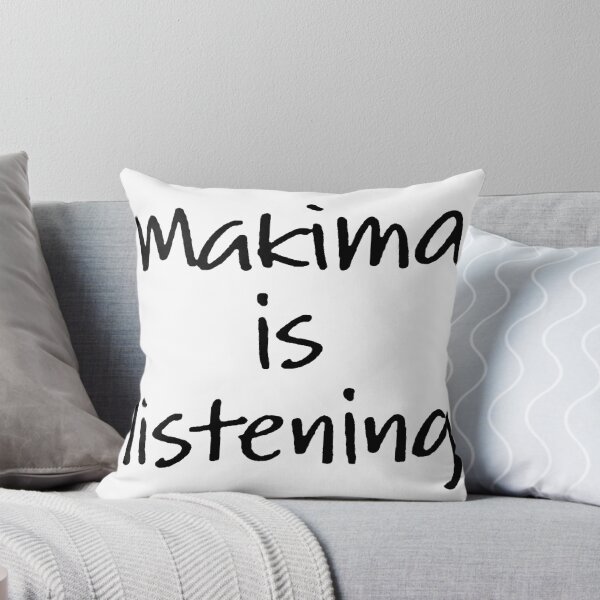 Item preview, makima is listening designed and sold by EigengrauART.