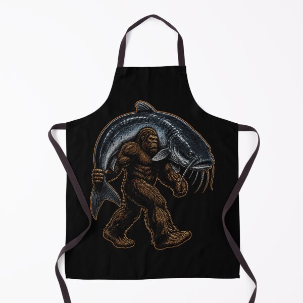 Item preview, Bigfoot carrying a giant catfish design designed and sold by rafaeltto.
